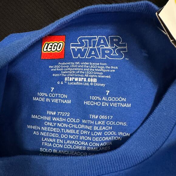 Disney Lego Star Wars "Join the Dark Side Rule the Galaxy" T-Shirt 7 Youth NWT - Picture 5 of 6